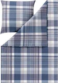 ESTELLA Kuschelflanell Bettwäsche Ambros Navy