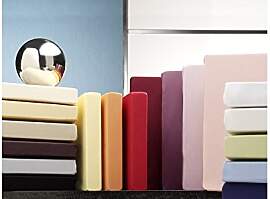 Estella Spannbettlaken 100 x 200 cm 320 Karamel