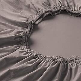 ESTELLA Spannbetttuch Feinjersey | Kiesel