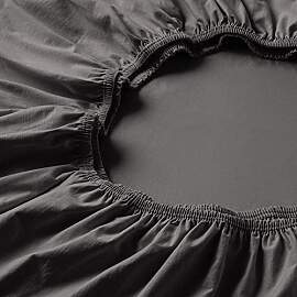 ESTELLA Spannbetttuch Zwirnjersey | Graphit