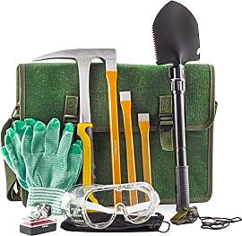 Esterno Rockhound & Rock Mining Kit (Deluxe