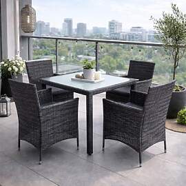 ESTEXO Polyrattan Gartenmöbel Set Sitzgruppe