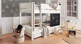 Etagenbett Kids Town Buche teilmassiv mit