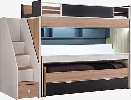 Etagenbett New City 5-Teilig in