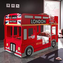 Etagenbett Paddington mit Lattenrost 90x200cm
