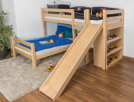Etagenbett / Spielbett Phillip Buche massiv natur