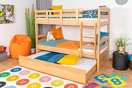 Etagenbett / Stockbett 90 x 200 cm für Kinder