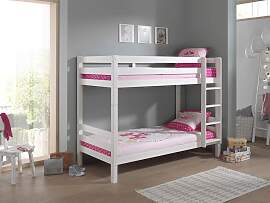 Etagenbett VIPACK "Pino", weiß, B:105cm 