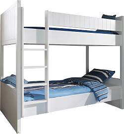 Etagenbett VIPACK "Robin", weiß, B:97cm 