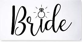 Ethisa Klassisches Braut-Strandtuch – Future Mrs 