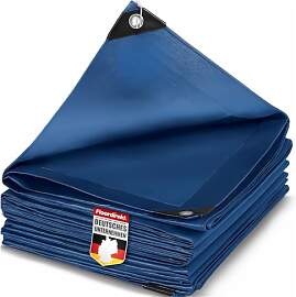 etm Abdeckplane 140g/m² wasserdicht 3x4m Blau