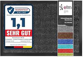 etm Schmutzfangmatte ColorLine | Türmatte in