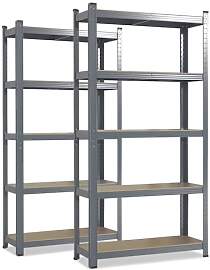 etm Schwerlastregal 2-er Pack 200 x 100 x 50 cm