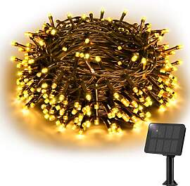 Etopgo Solar Lichterkette Aussen 12M 120LED
