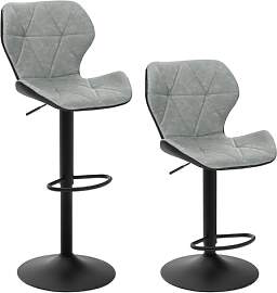 EUGAD 2X Barhocker Barstuhl Bistrohocker
