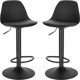 EUGAD Barhocker 2er Set, für Bar Küchen &
