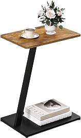 EUGAD Beistelltisch C Form, Couchtisch Sofatisch