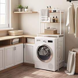 EUGAD Waschmaschinenregal, WC Regal über