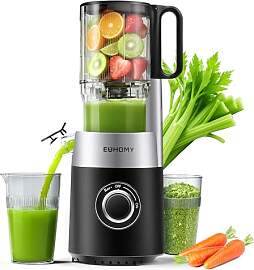 EUHOMY Entsafter, Slow Juicer für Ganze Gemüse