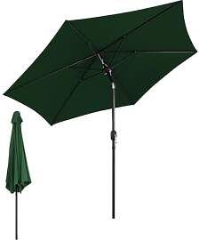 Eulenke Sonnenschirm Ø 270 cm, beidseitig um 30° 