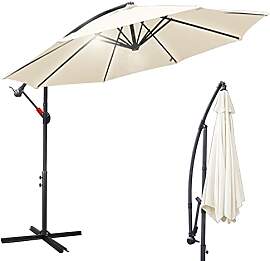 Eulenke Sonnenschirm mit Ständer 350 cm,