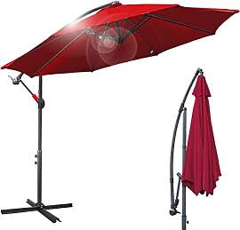 Eulenke Sonnenschirm mit Ständer 350 cm,
