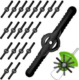 eupdd 100 Stück Ersatzmesser Rasentrimmer: 14cm