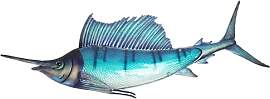 EUROCATCH Sailfish - Wanddekoration - 110cm - 3D - 
