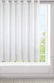 Eurofirany Lucy Voile-Vorhang, Weiß, 350 x 150 cm