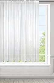 Eurofirany Lucy Voile-Vorhang, Weiß, 350 x 150 cm