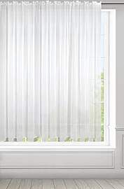 Eurofirany Lucy Voile-Vorhang, Weiß, 400 x 150 cm