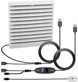 euroharry USB 120mm Wohnmobil-Lüftungsventilator, 