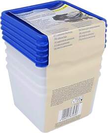 EUROHOME Vorratsdose - 5er Gefrierdosen Set 0,5L