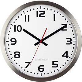 Eurotime Funkwanduhr,schrittsekunde, 40 cm,