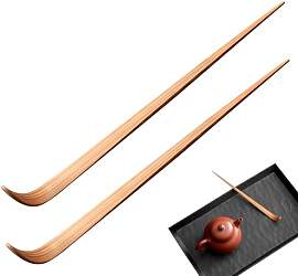 EUYKQNOI 2 Stücke 10cm Bambus Teelöffel Matcha