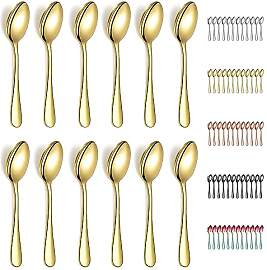 Evanda Teelöffel Gold 12er 14cm, Kaffeelöffel