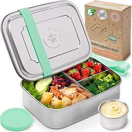 Everusely – Bento-Box für Kinder – Grün -