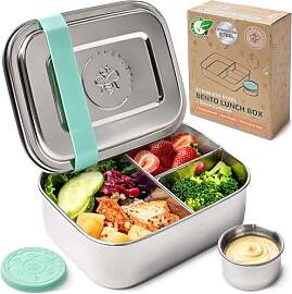Everusely - Bento Box - Grün - 0,8 L -