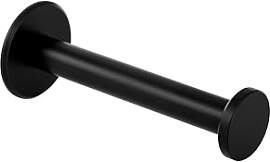 EVI Herrajes Toilettenpapierhalter, schwarz,