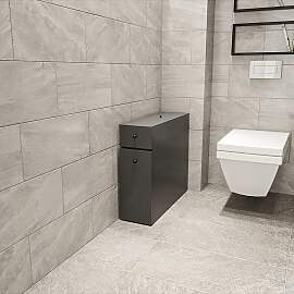 Evila - Badschrank "Calencia" in Grau -