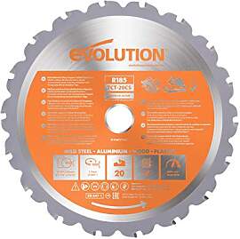 Evolution Power Tools Sägeblatt 185mm für