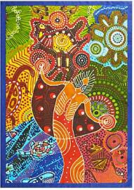 Excelsa Aboriginal Geschirrtuch, 100% Baumwolle,