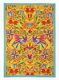 Excelsa Mexican Flowers Geschirrtuch, 100%