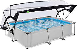 Exit Toys Pool-Set, Grau, Kunststoff, Steinoptik,