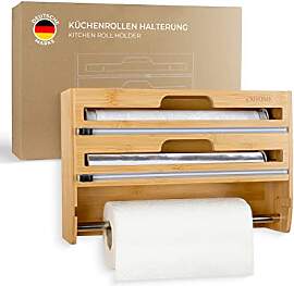 Exitoso 3-in-1 Folienschneider aus Bambus |