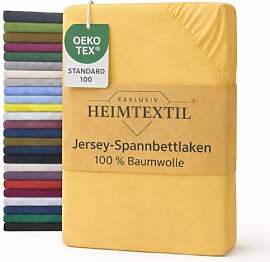 EXKLUSIV HEIMTEXTIL Jersey Spannbettlaken 120 x
