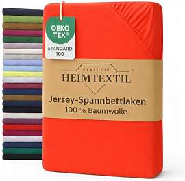 EXKLUSIV HEIMTEXTIL Jersey Spannbettlaken 180 x