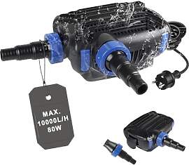 EXLECO Eco Teichpumpe Filterpumpe 80W max.