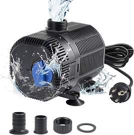 EXLECO Teichpumpe Filterpumpe 2300L/H Wasserpumpe