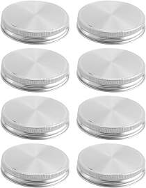 EXMDLLY 8 Stücke Glas Deckel Aus Rostfreiem